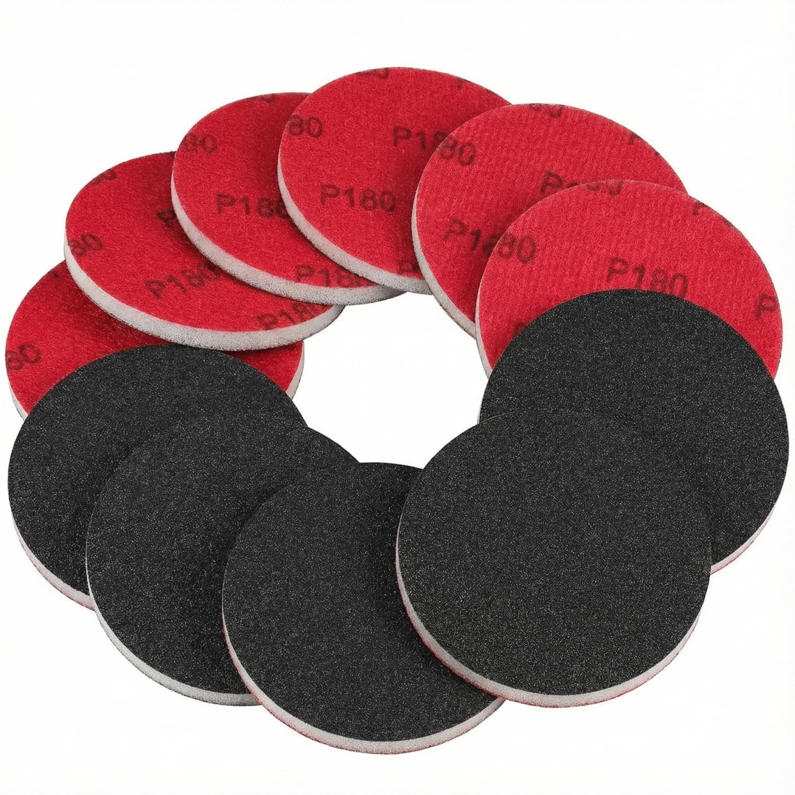 Sanding Sponges 18 Packs, 125mm Sanding Sponges with 9 Grits(180-3000), Wet and Dry Sandpaper Sponge, Sanding Blocks for Wood Metal Paint Plastic Contour Curved Surfaces