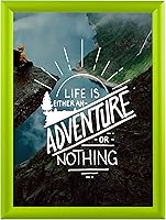 Vista 16 de BNV Marco de aluminio para póster de carga frontal / certificado de imagen, blanco, 8.5 x 11 pulgadas, perfil de 1 pulgada, montaje en pared, modo