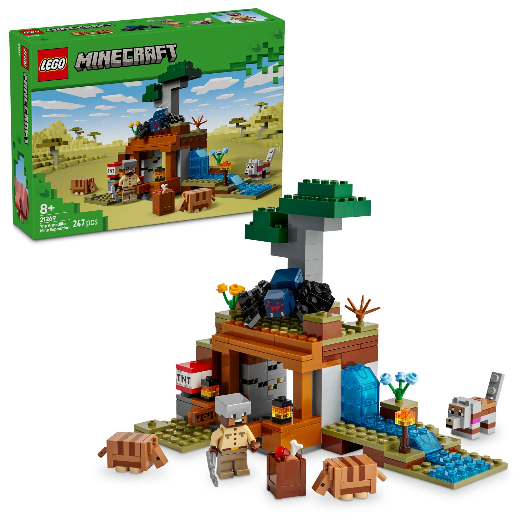 Amazon.co.jp: レゴ(LEGO) マインクラフト アルマジロのサバンナ探検