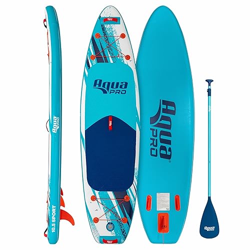 Aqua PRO Halcyon Sport Inflatable Stand-Up Paddleboard iSUP, Standard Design