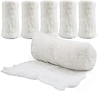Vista 1 de Rollos de gasa Kerlix - Apósito de gasa de algodón - 6 capas - ESTÉRIL - 10 cm X 3,7 m - Absorción extra - Apósito de gasa médico - 6 rollos - Libre