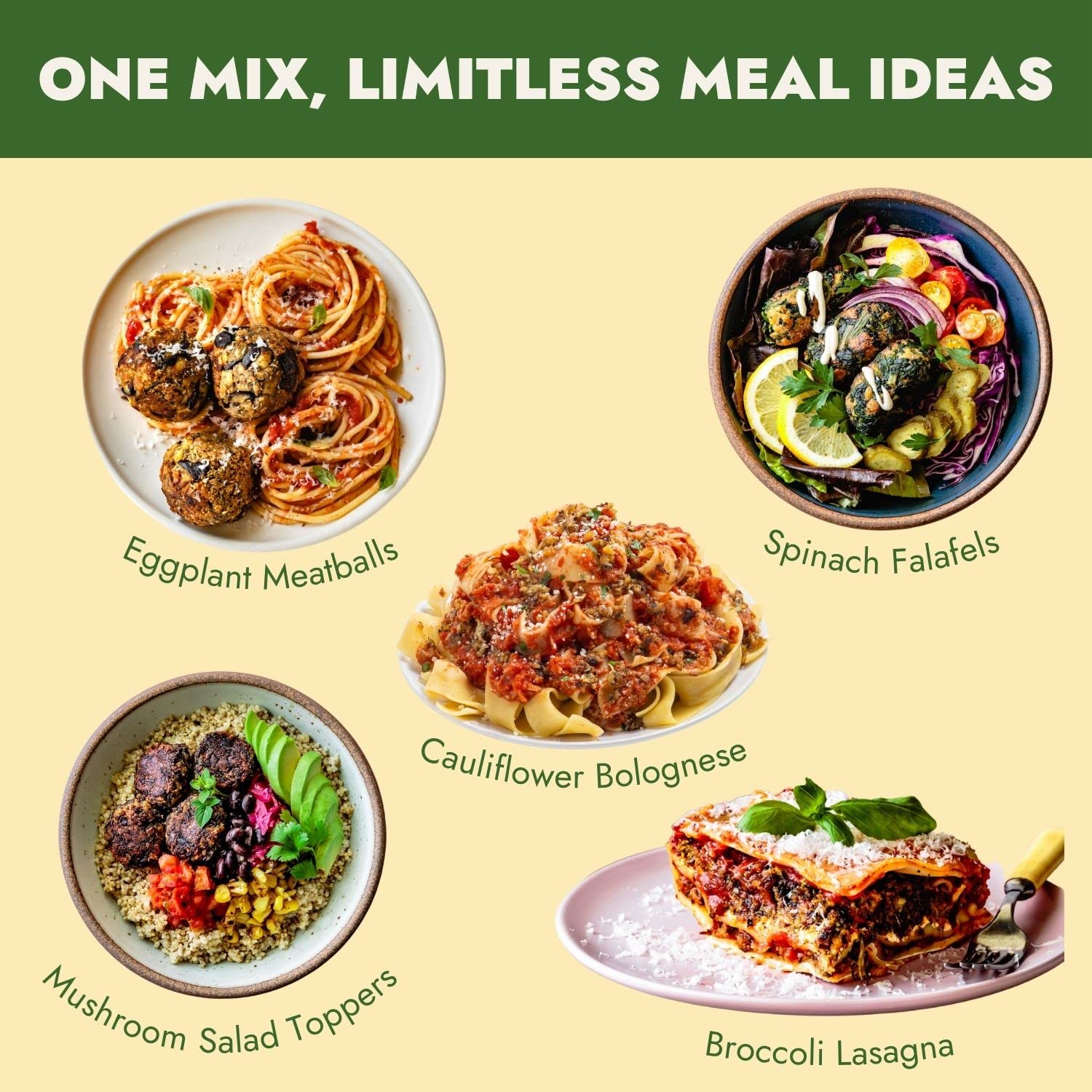 Adda Veggie Plant-Based Meal Starter Crumbles | Veggie Burger Mix | Vegan | Pea Protein | Gluten Free, Soy Free - Classics Variety 5-Pack Adda Veggie Plant-Based Meal Starter Crumbles | Veggie Burger Mix | Vegan | Pea Protein | Gluten Free, Soy Free - Classics Variety 5-Pack