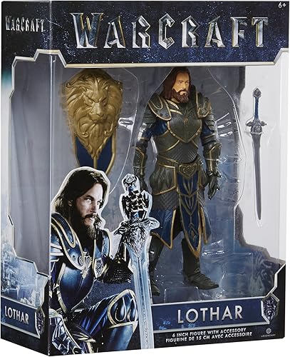 Miniatura 4 de World of Warcraft 6" Lothar Figura de acción con accesorios