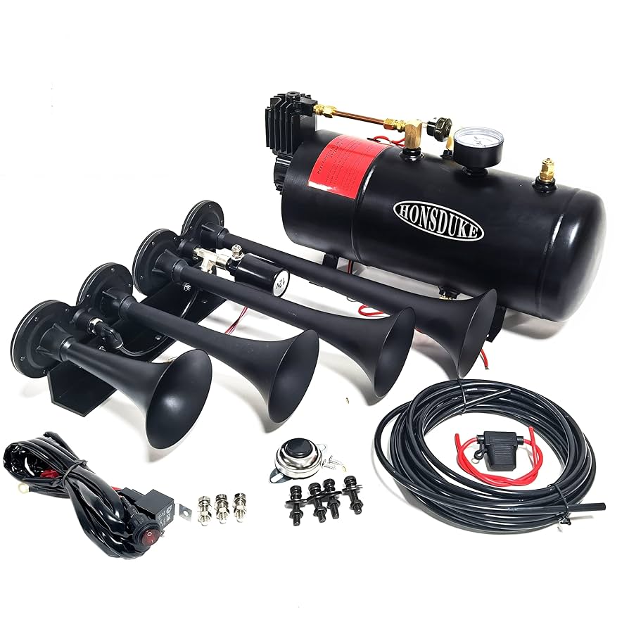 Amazon.com: HONSDUKE 3 Liter Train Horn Kit for Trucks/Car