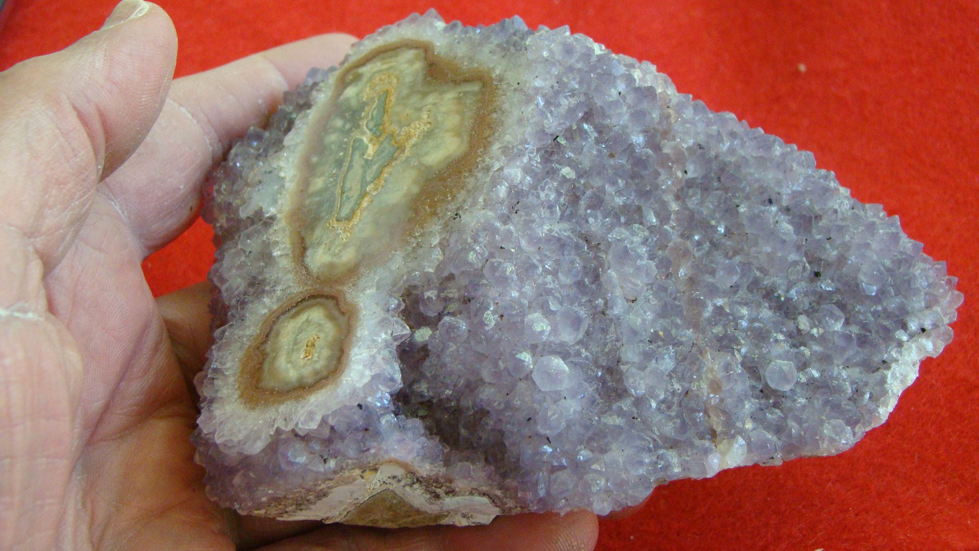 Ham3121 Amethyst Stalactite Polished Face Large