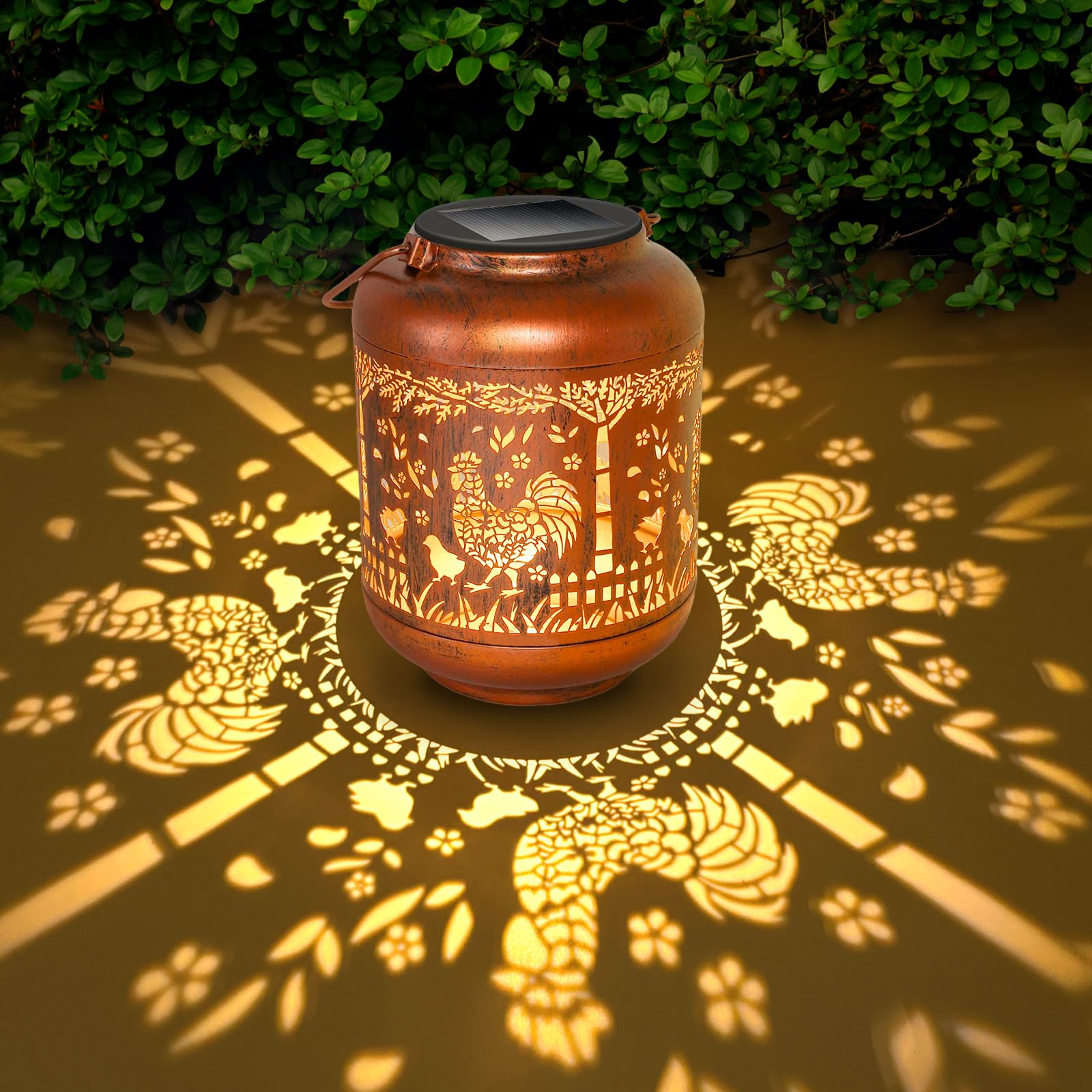 Birthday Gifts for Women Unique, Hummingbird Solar Lantern Garden Ornaments Outdoor, Gardening Presents for Mum Grandma Her,Hanging Garden Lights for Patio Lawn Yard Decor — view 12