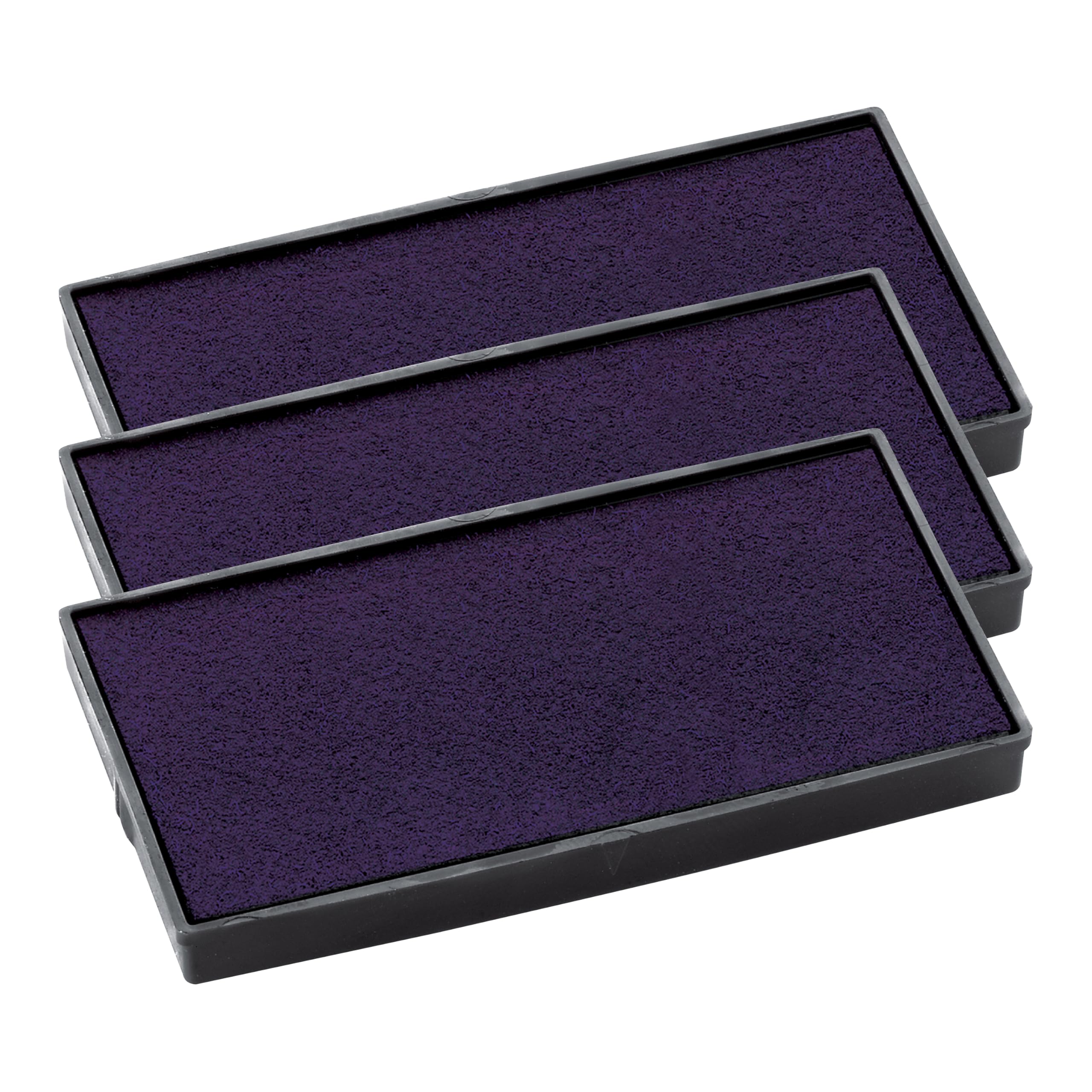 COLOP E/50 Replacement Ink Pads – Pack of 3 E50 Refill Pads Compatible with Printer 50 & Compact 50 Self Inking Stamps (Violet)