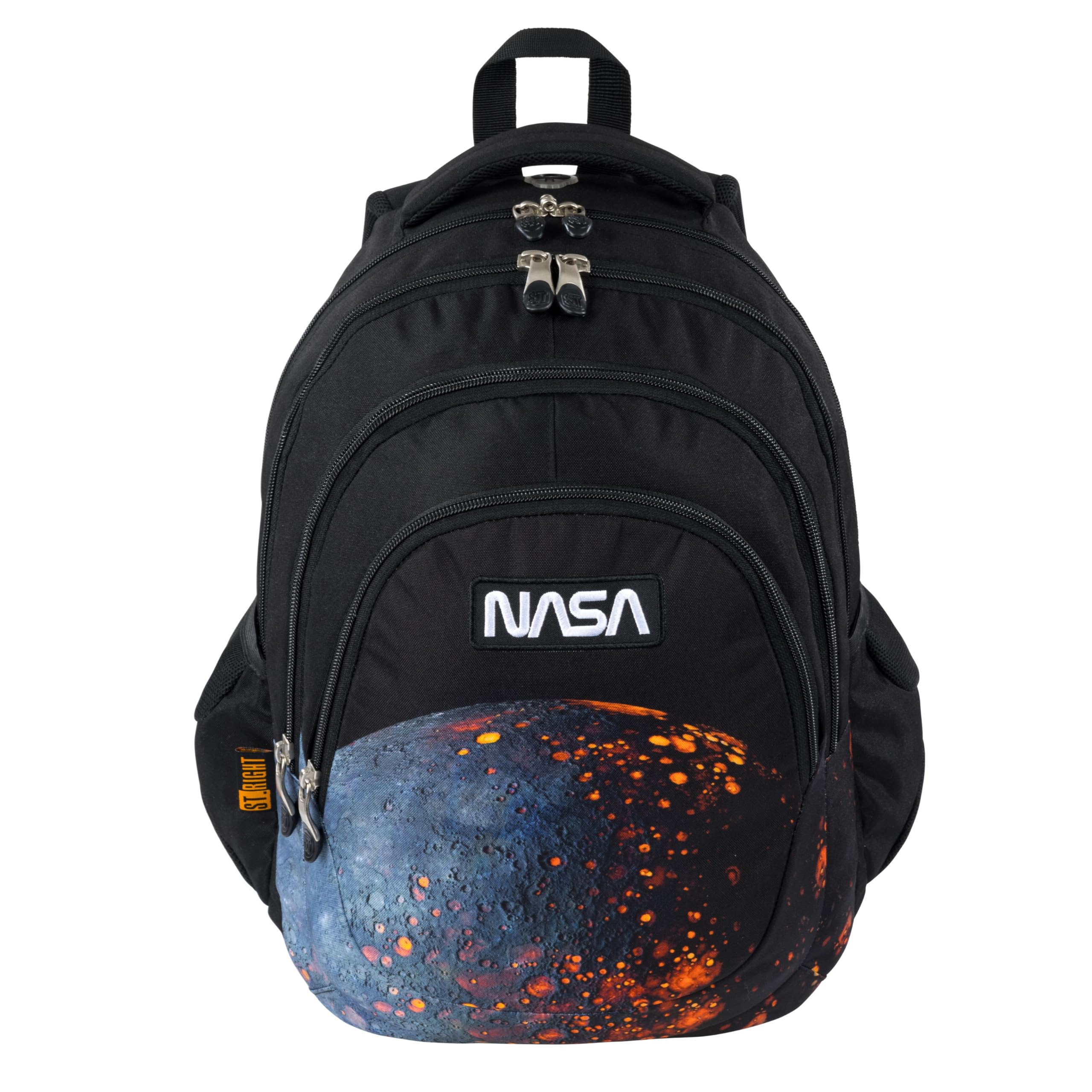 Nasa Schulrucksack Teenager Jungen Set 3 Teilig - Schulrucksack Jungen, Schulranzen ab 5. Klasse - Rucksack Schule, Schultasche Jungen - Ergonomischer Schulranzen