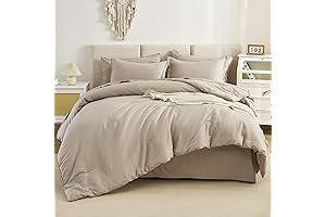Litanika Oatmeal Comforter - Indulge in Comfort with 7-Piece Bed-in-a-Bag King Set