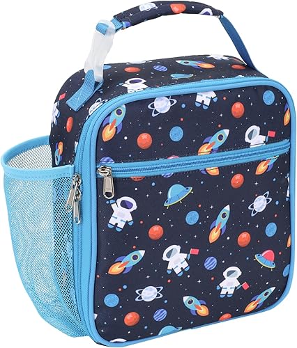 Bagseri Lonchera para niños y niños, con aislamiento, a prueba de fugas y reutilizable, con soporte para botella de agua, lonchera para niños