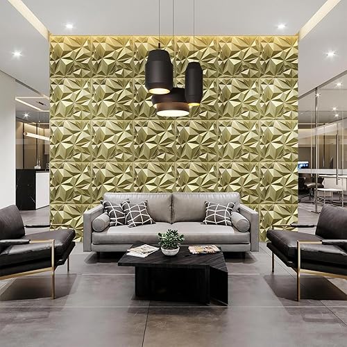 Miniatura 37 de STICKGOO Paneles de pared 3D para decoración de pared interior, paneles de pared 3D de diamante de roble claro, paneles de pared de PVC con acento