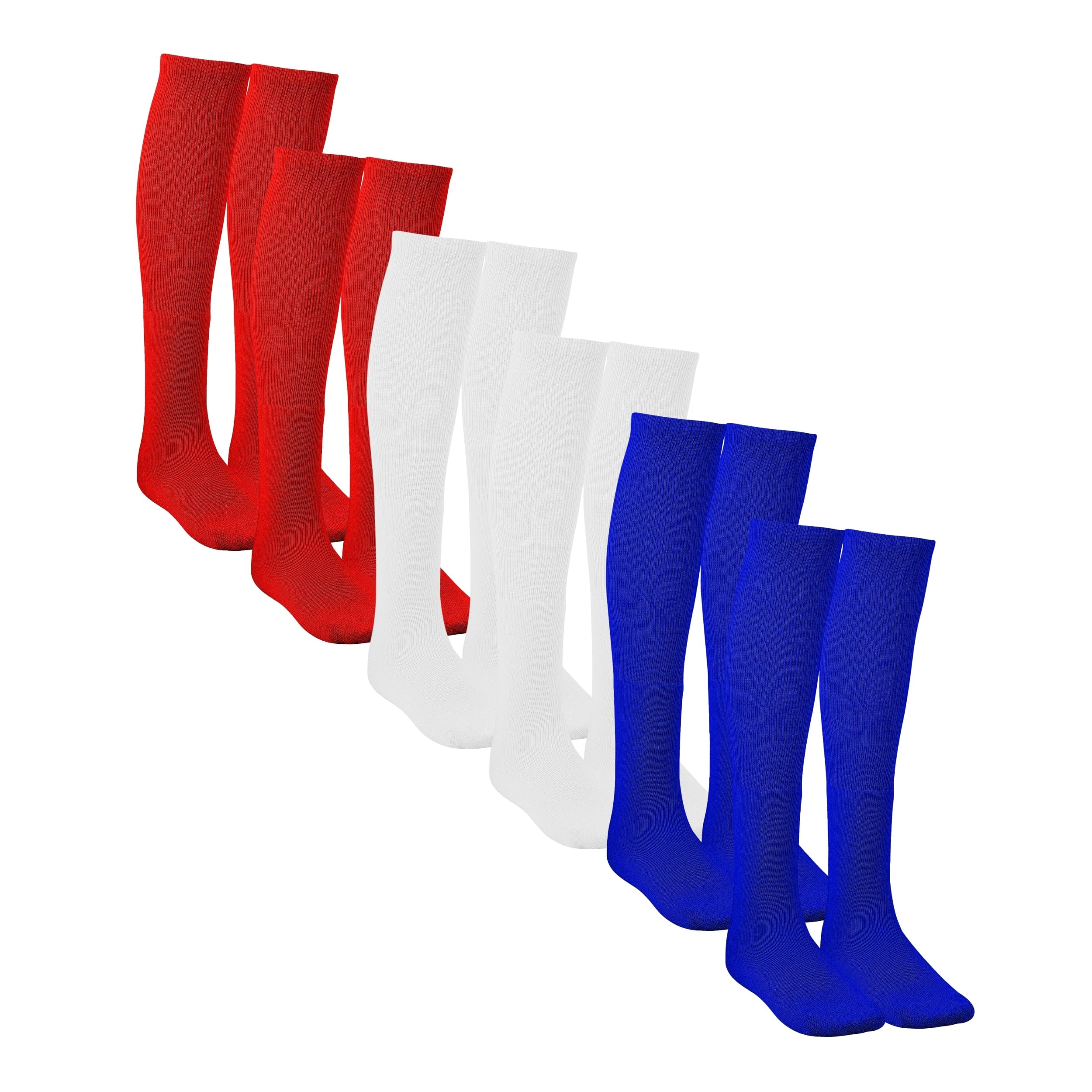 Vizari Premium Sports Socks for Adult and Youth - Breathable, Moisture-Wicking & Elastic Ribbed Design for All-Day Comfort