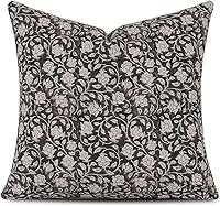 Vista 8 de DOMVITUS Fundas de almohada florales de 18 x 18 pulgadas, fundas de almohada para sofá, funda de almohada con estampado floral, fundas decorativas