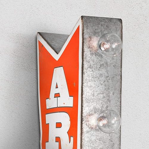 Miniatura 3 de Arcade Games - Letrero LED de doble cara inspirado en la vendimia, decoración de pared retro para el hogar, sala de juegos, bar, cueva de hombre,