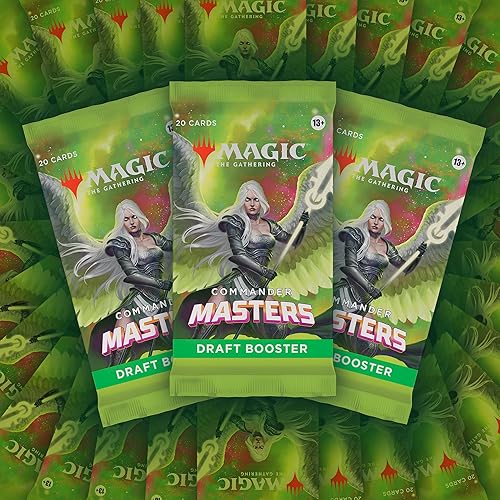 Miniatura 3 de Magic The Gathering Commander Masters Draft Booster Box - 24 paquetes (480 tarjetas)