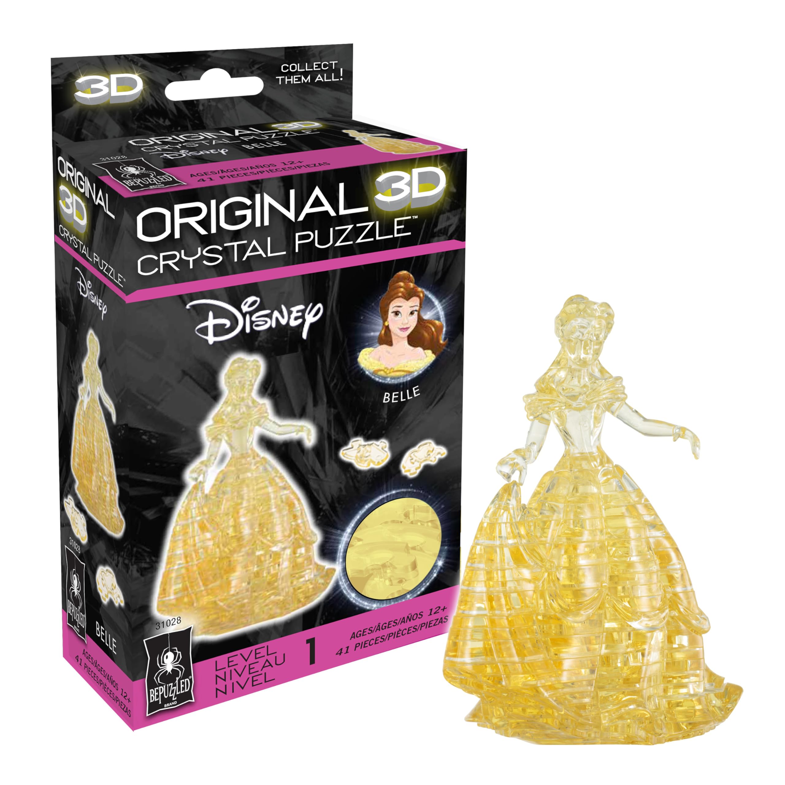 クリスタルパズル 3D 9個 セット 新品未開封 Amazon.co.jp: BePuzzled、Disney Belleオリジナル3Dクリスタルパズル