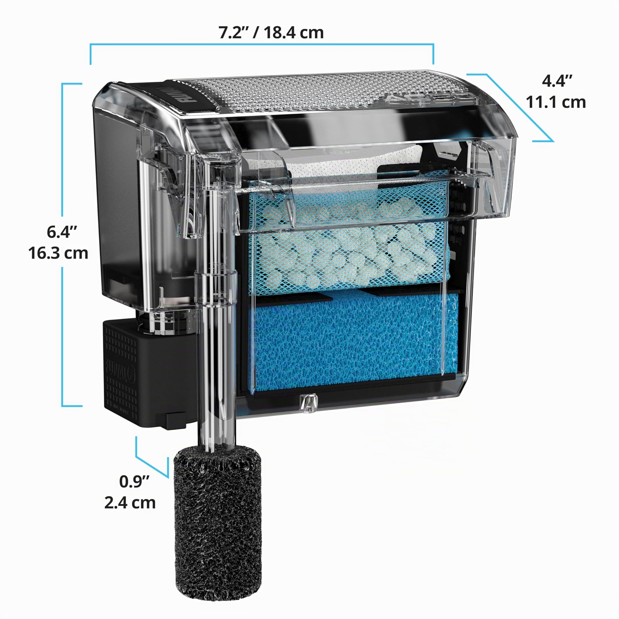 Fluval Filtro zaino AquaClear AC50, 757 lph