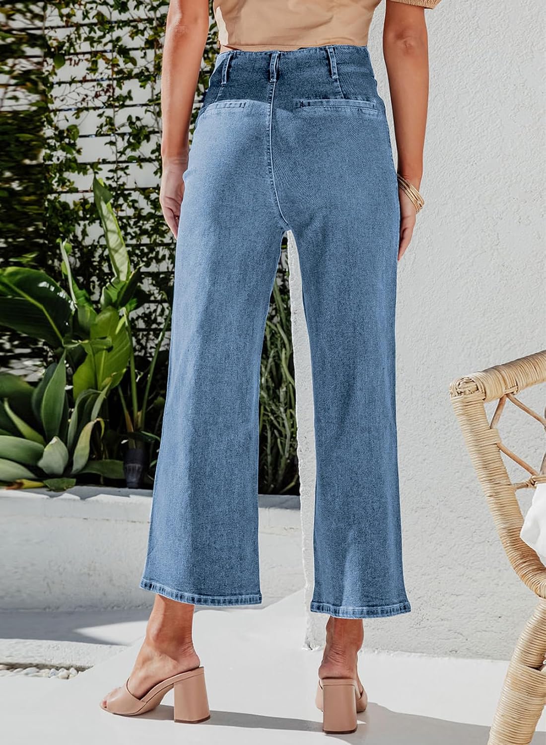 Sidefeel Women's Wide Leg Jeans High Waisted Jeans image 5