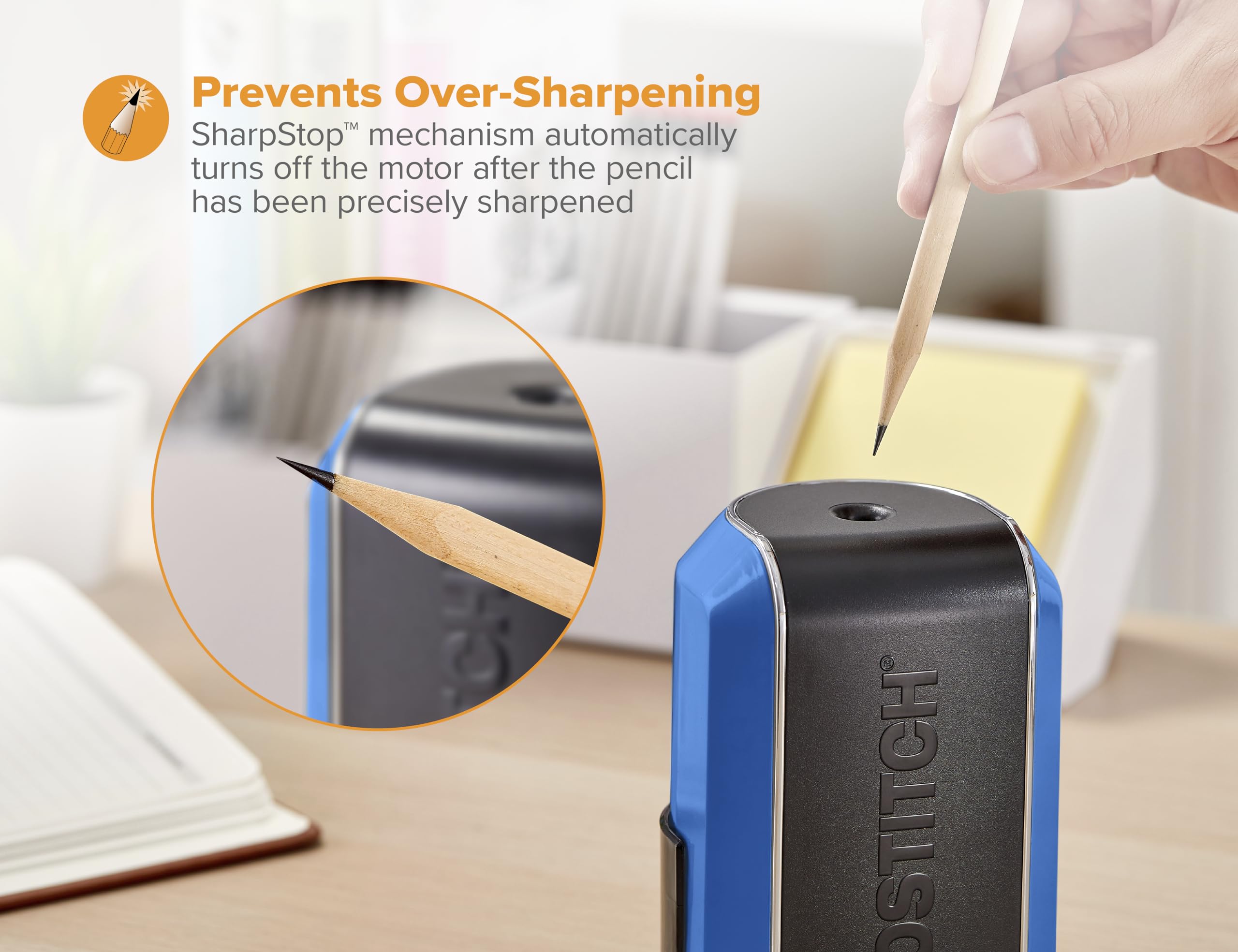 Bostitch vertical batterie taille-crayons Électrique bleu