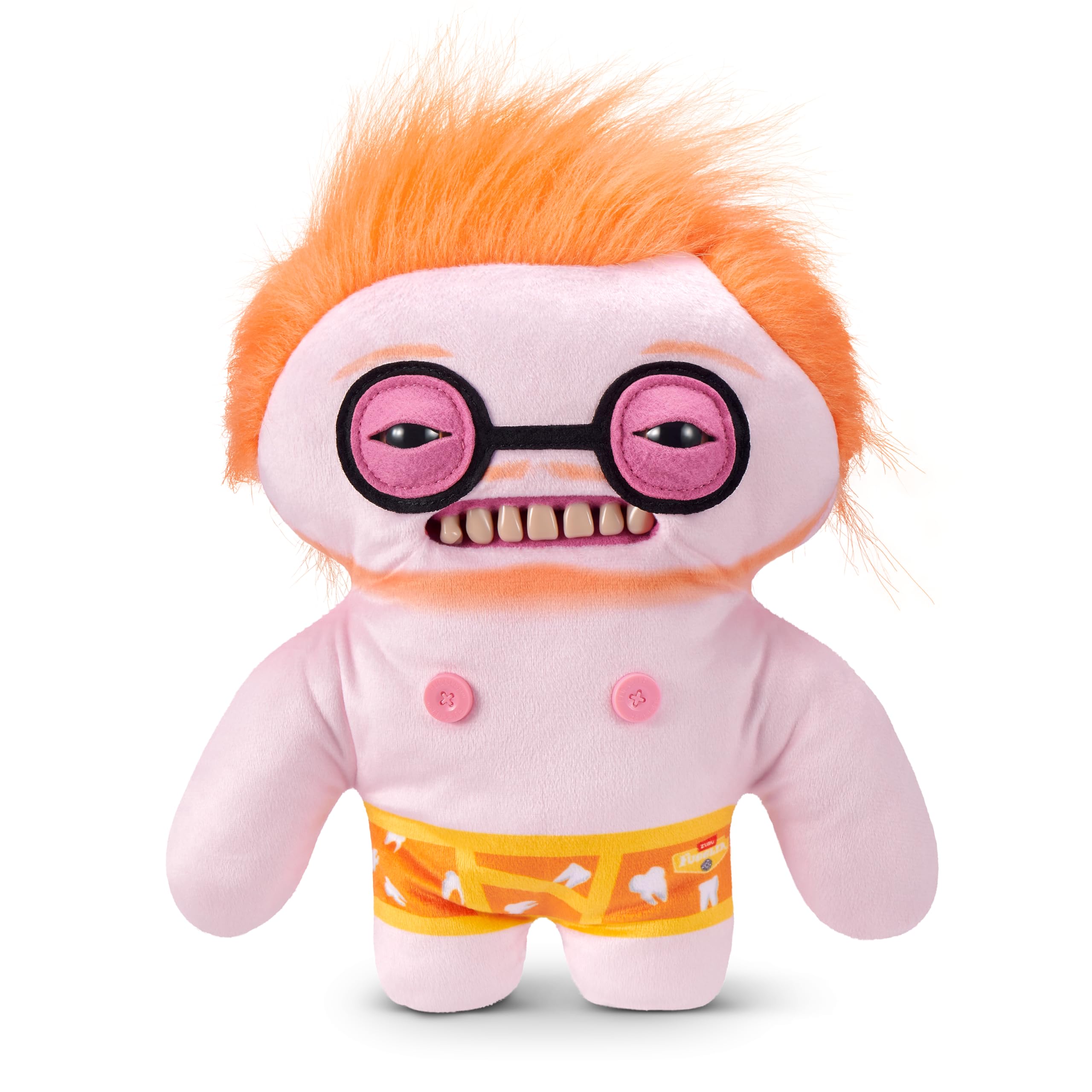 Fuggler Fugg Stars 9-Inch Plush Toy (Gunky Goober) by ZURU, Funny Ugly Monster Stuffed Animal with Human-Like Teeth