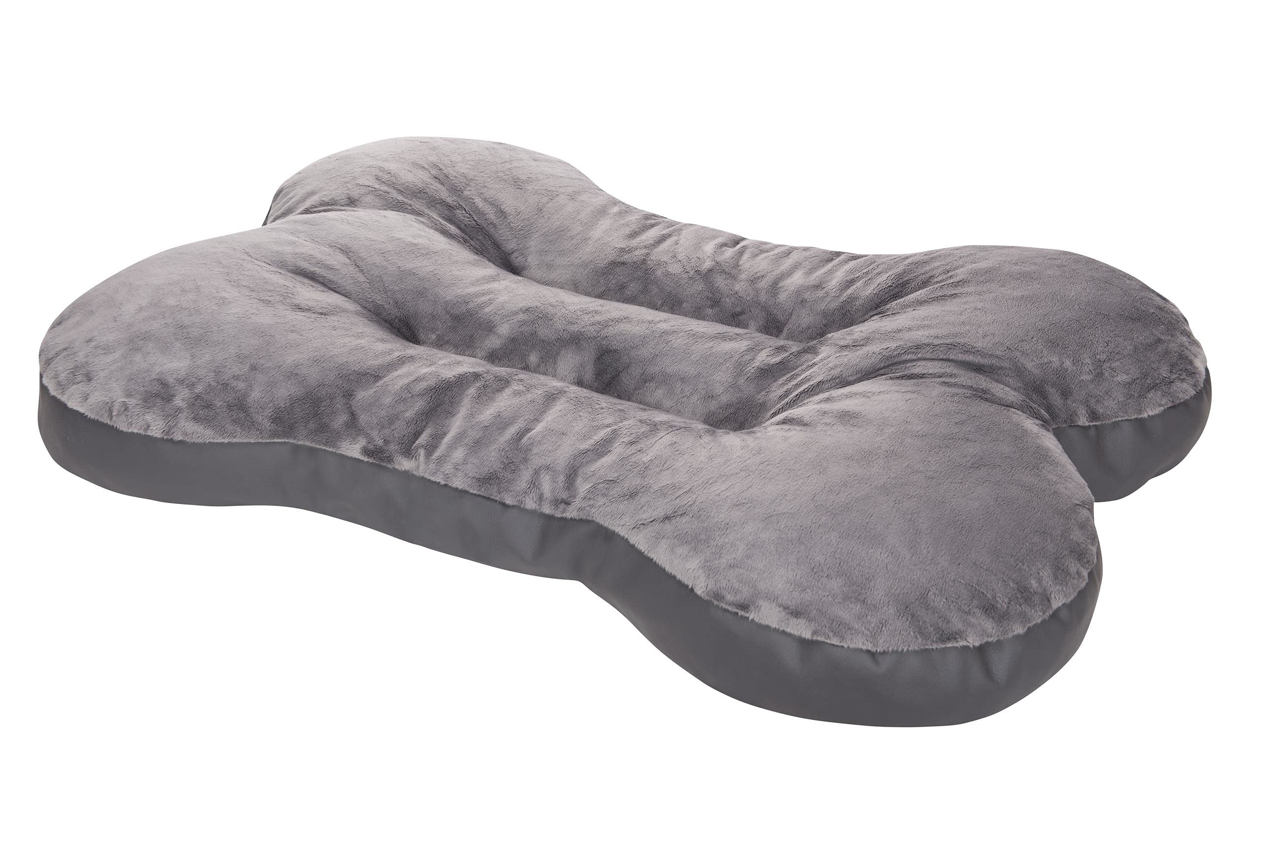 Materassino per cani, cuscino per cani, cuscino per cani, letto per animali domestici, morbido, dimensioni: M – 95 x 67 cm, grafite