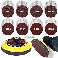 Pomsare 125 mm Schleifscheiben-Set mit M14-Schraubteller