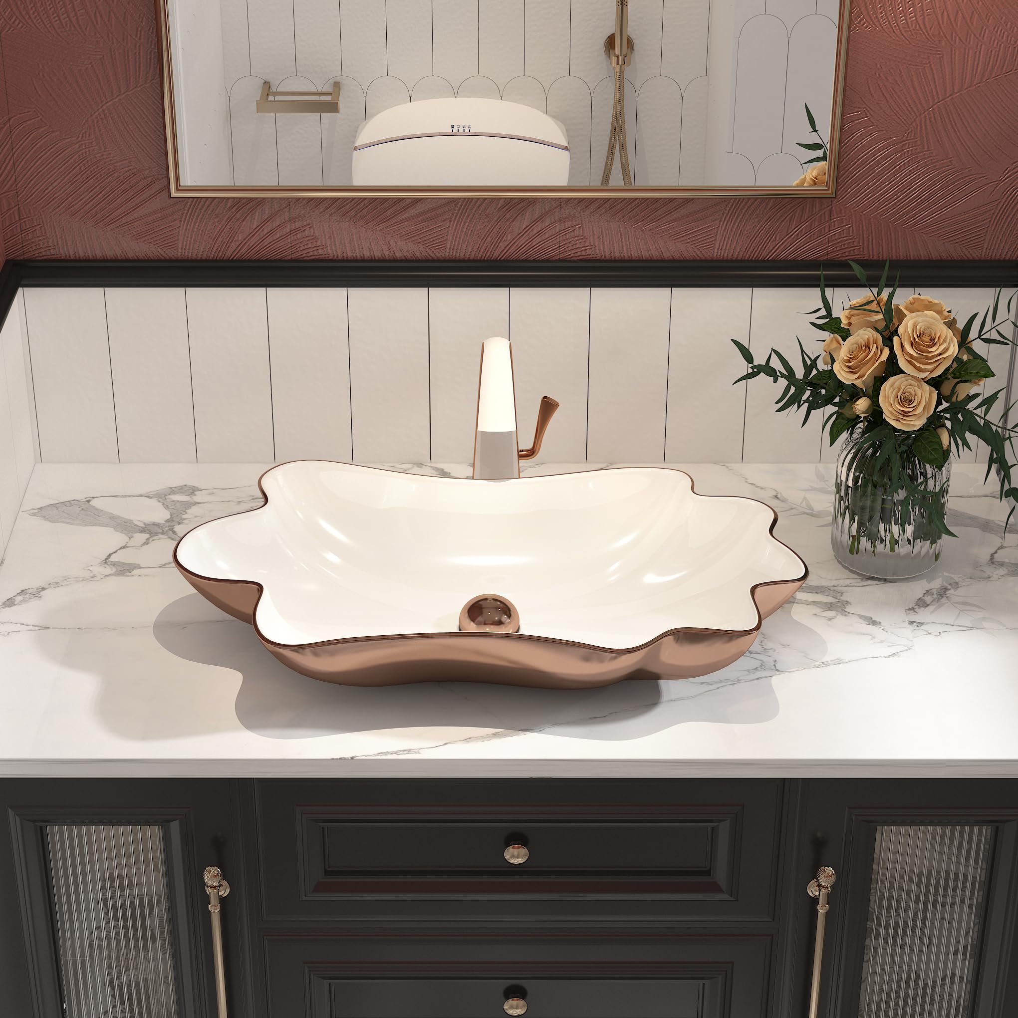 Amazon.com: MEJE 24-Inch Unique Lotus Leaf Flower Shape