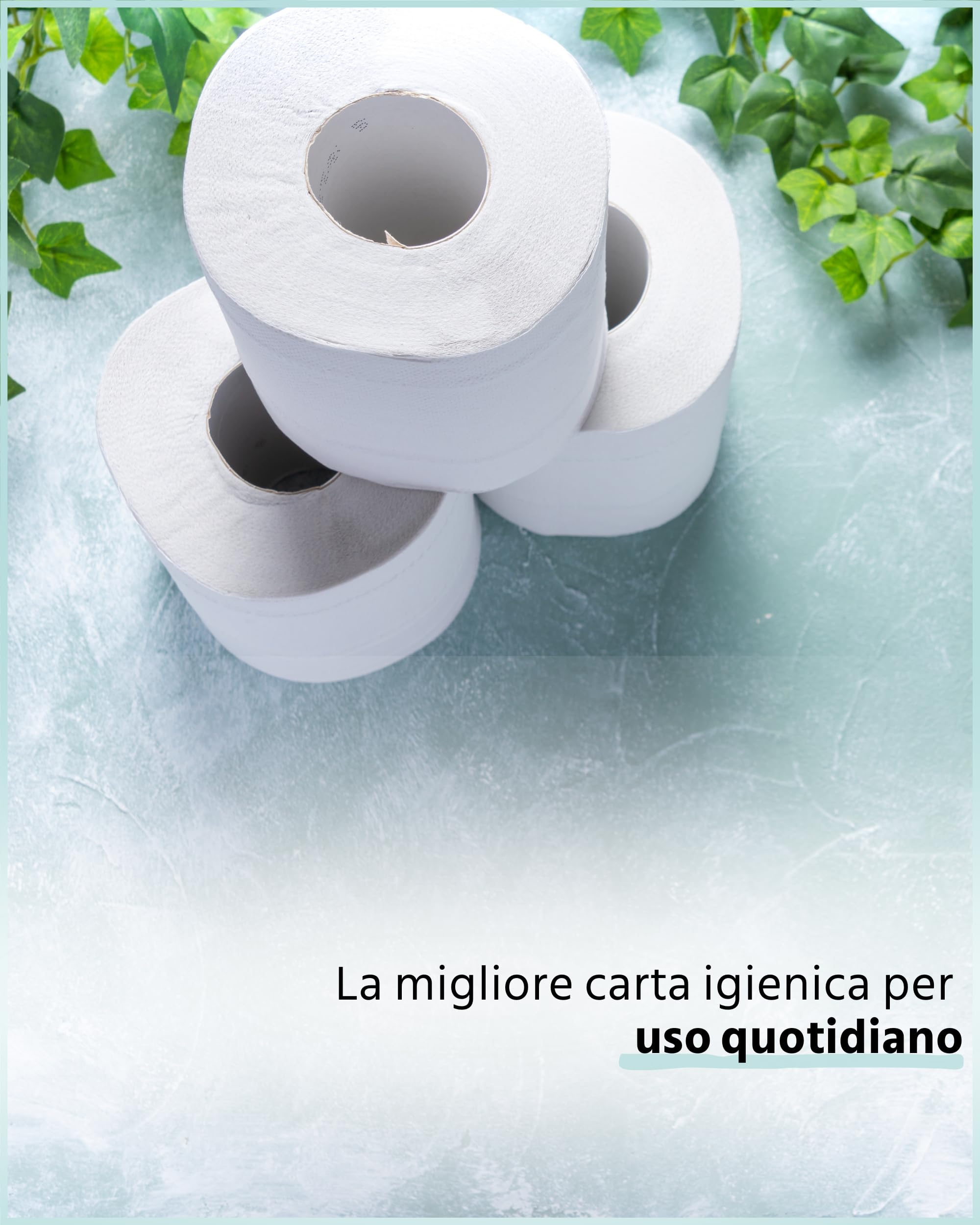 Glücksblatt carta igienica super morbida con goffratura fortunata, 3 strati, 48 rotoli x 150 fogli, 100% cellulosa, ideale per campeggio