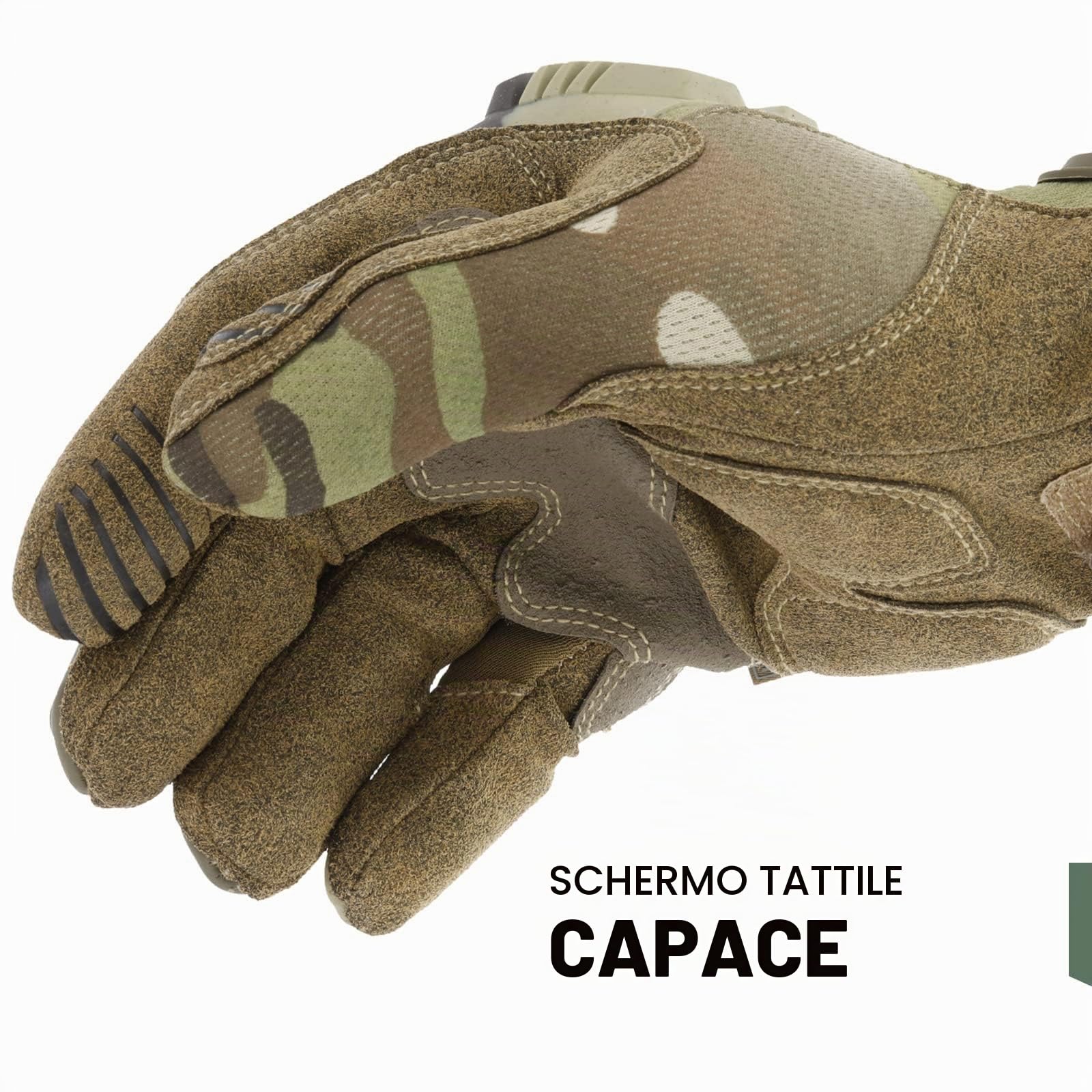 Mechanix Wear - M-Pact Multicam Guanti, Multicolore, Medium