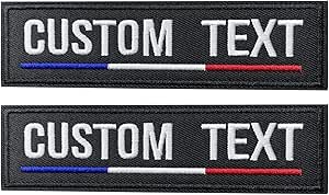 Patches Personnalisés Pour Harnais De Chien Ou Vestes – 2 Pièces Brodées, Tailles Et Couleurs Au Choix