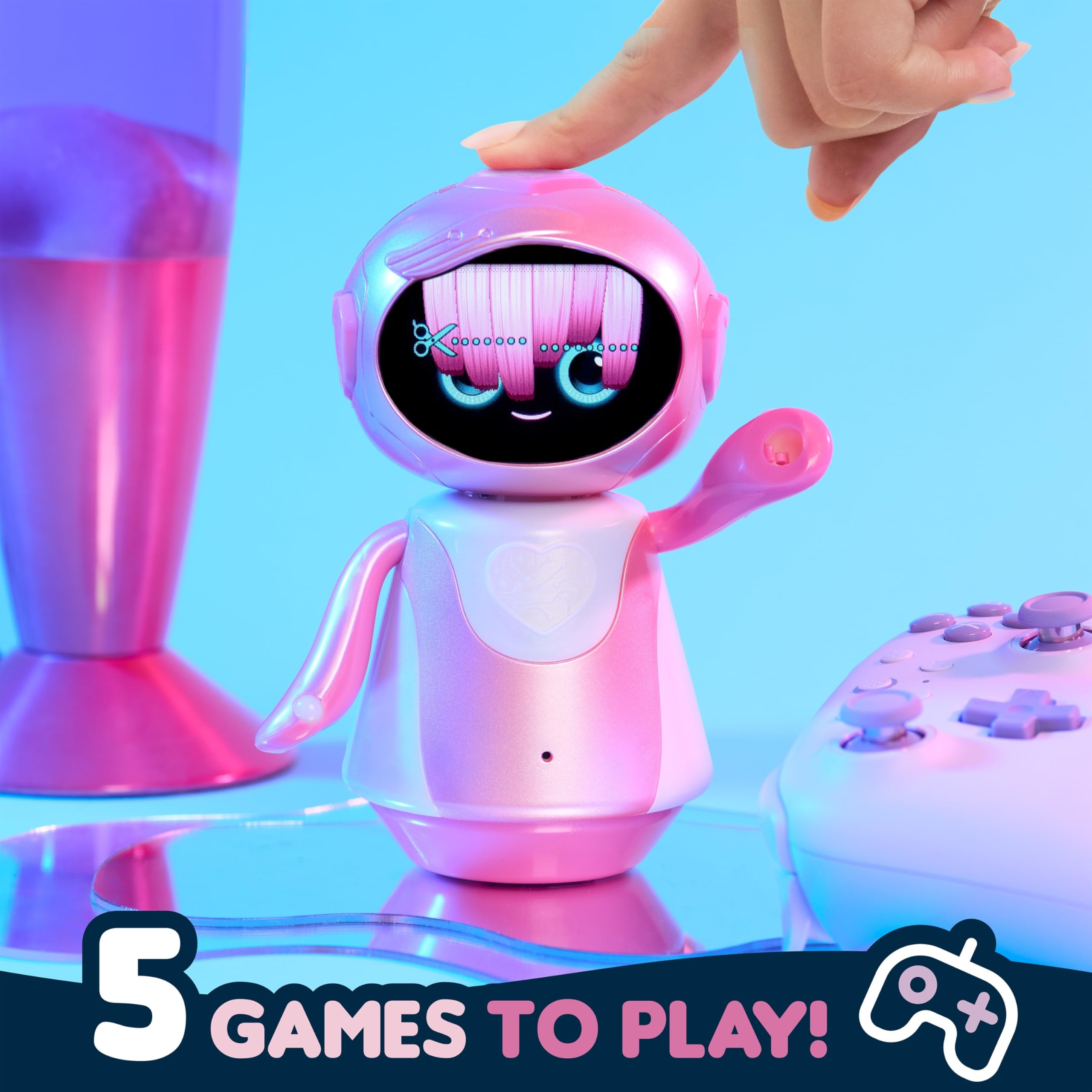 emotoBOT COR-A Interaktiver Roboter Kinder Spielzeug Touch- und Sound-Responsiver Roboter
