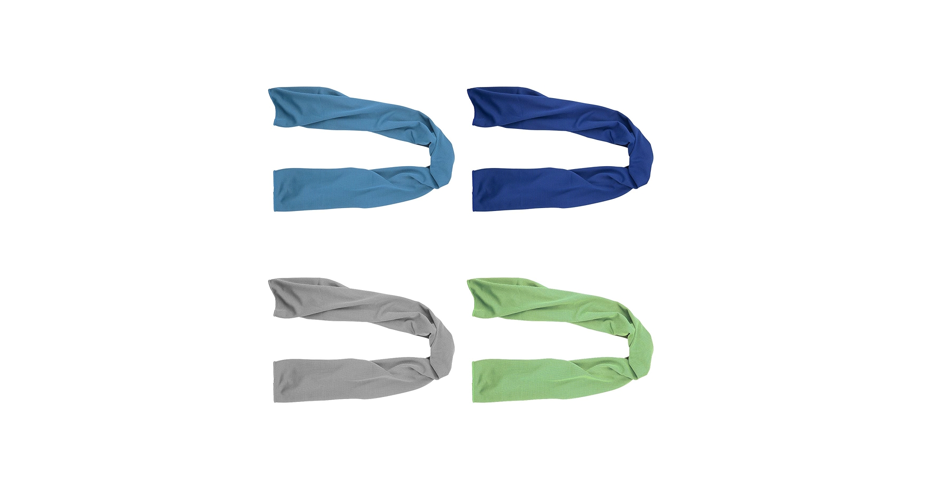 YQXCC 4 Pack Cooling Towels, Cool Towel, Soft Breathable Chilly Towel Microfiber Ice Cold Towel Yoga Golf Gym Camping Running Fitness Workout Activitie