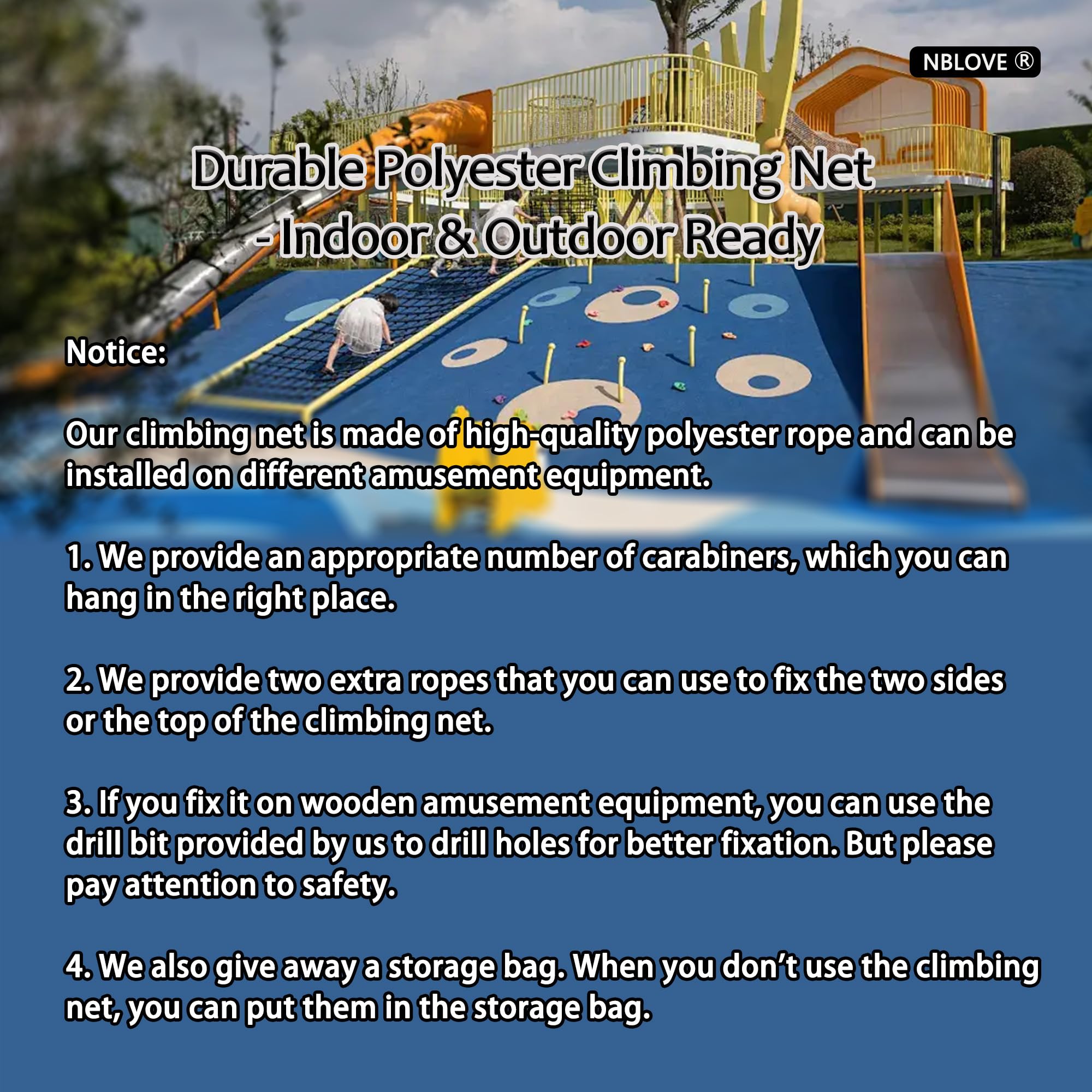 BlueWater Accessory Cord - 7 mm x 20' (Color: Blue)