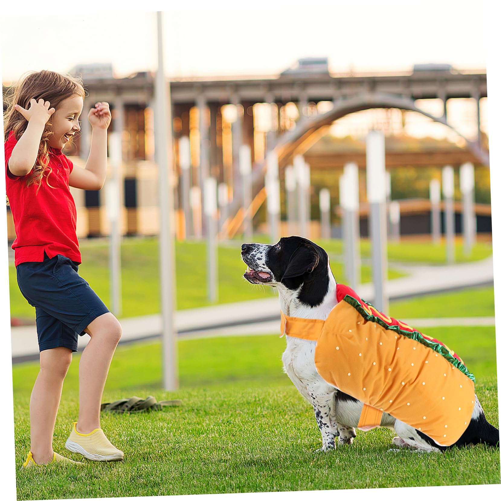 TOYANDONA 1pezzi Costume Natalizio per Animali Domestici Vestiti Decorativi per Cani e Gatti Indumento Facile da Indossare e Togliere per Feste