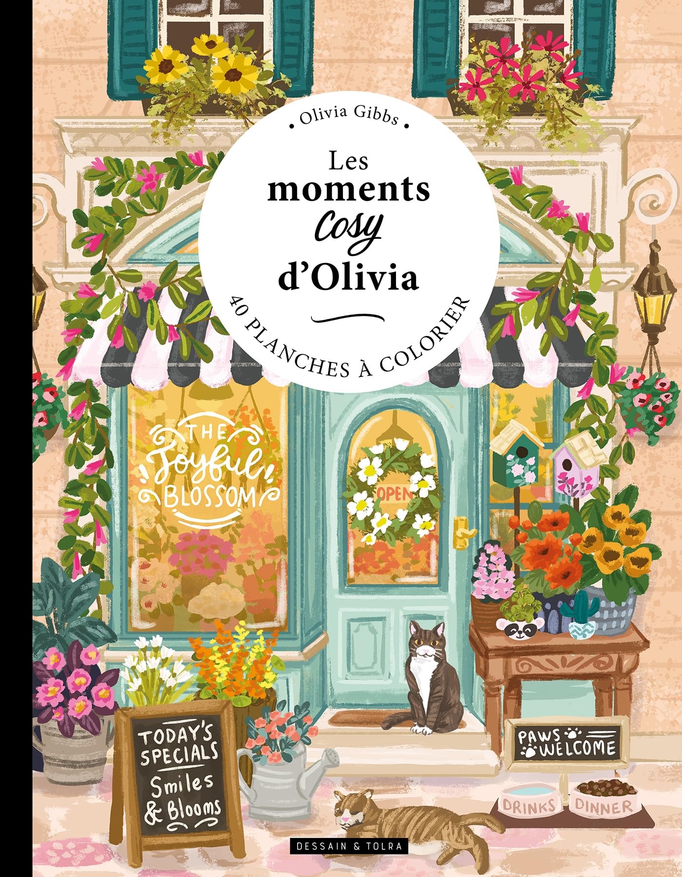Les moments cosy d'Olivia: 40 planches à colorier ou à peindre à l'aquarelle