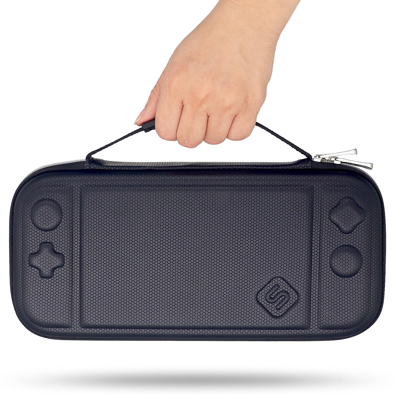 sisma Switch2 Aufbewahrung Tasche Kompatibel mit Nintendo Switch 2 Konsole, Robuste Aufbewahrungstasche Etui Hardcase Schutz Hülle für Unterwegs, Schwarze Tragetasche