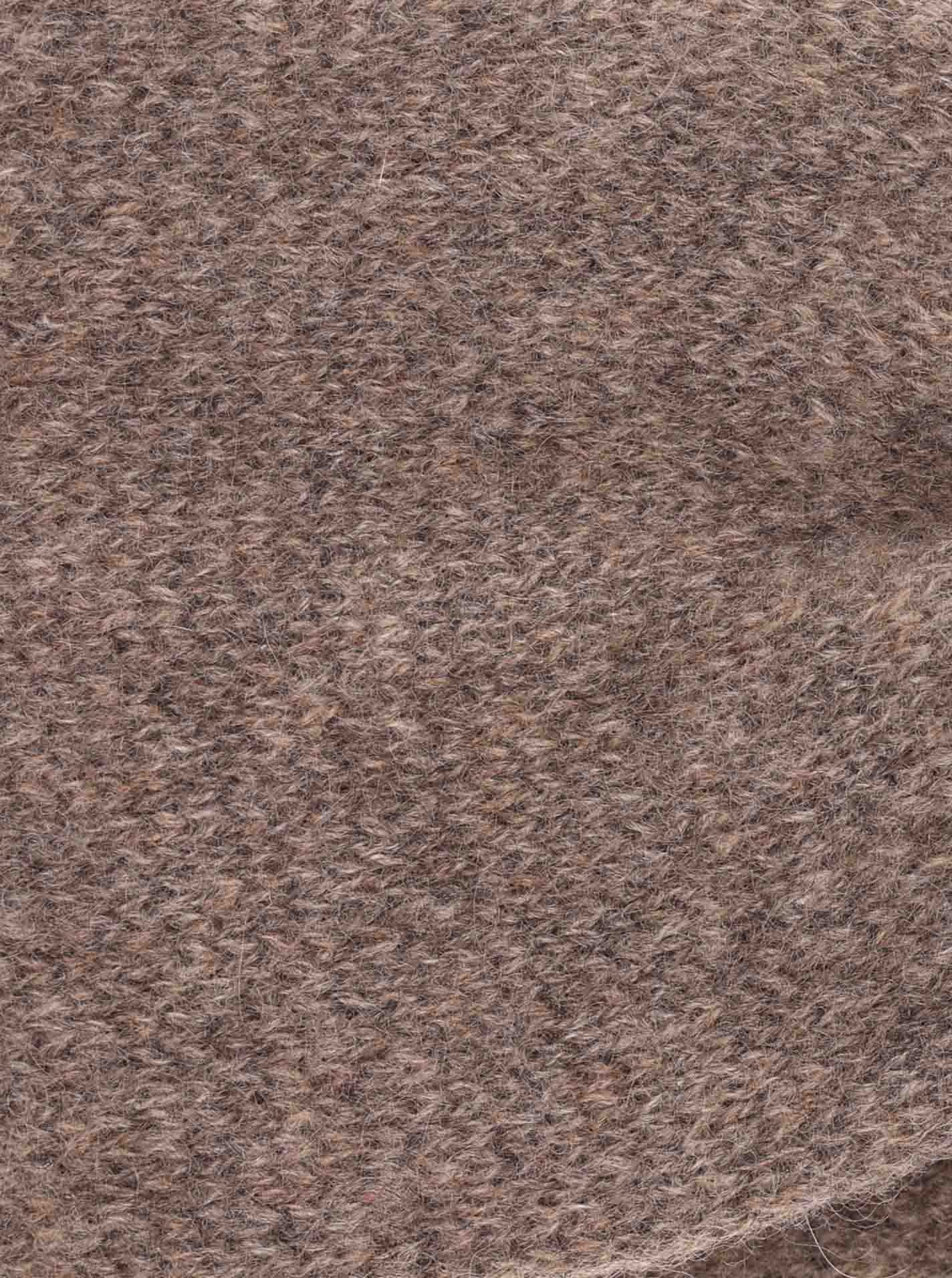 Zwillingsherz Stirnband aus 100% Kaschmir - Hochwertiges Kopfband im Uni Design für Damen Frauen Mädchen - Wolle - Haarband – warm und weich perfekt für Frühjahr Herbst Winter - brau