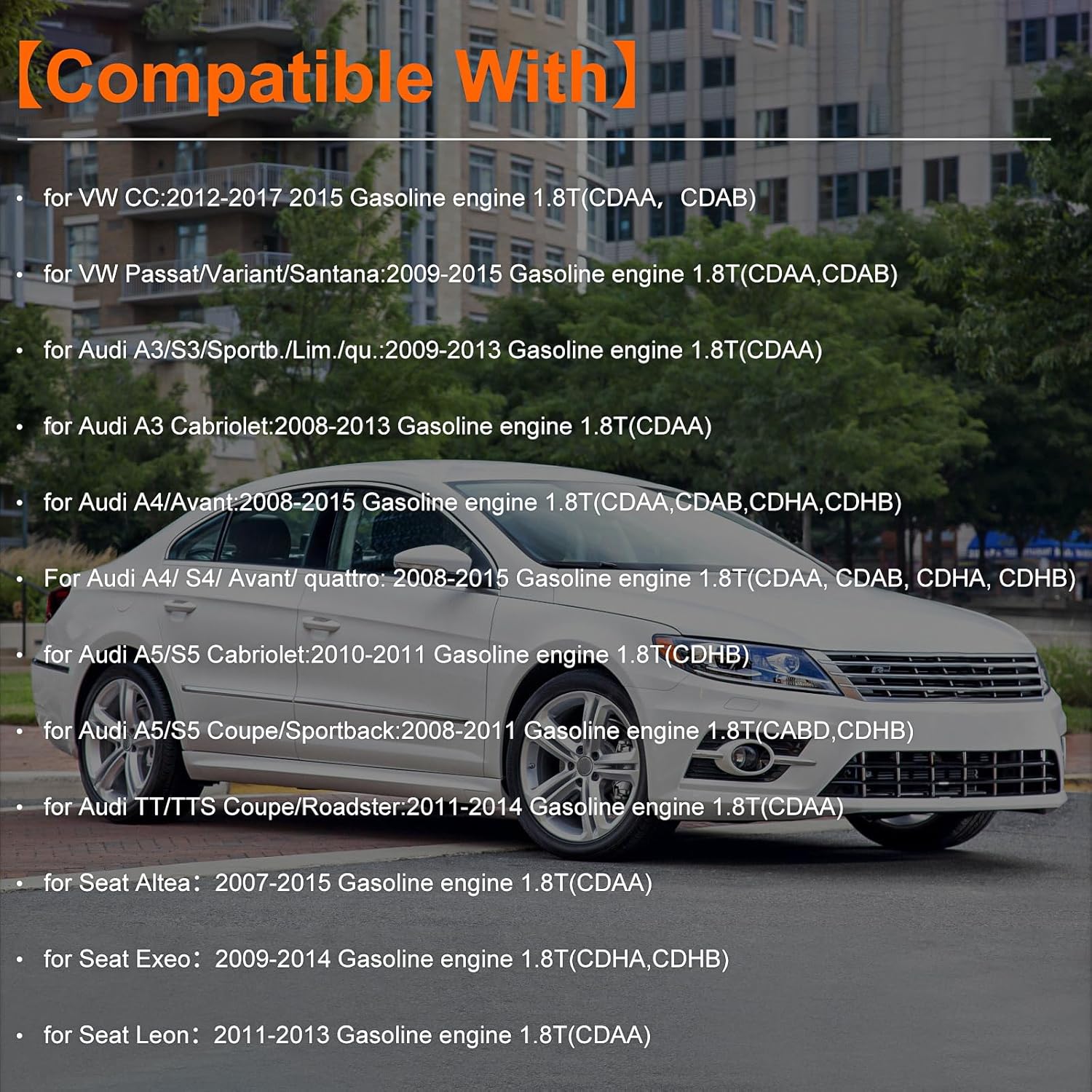1.8T Engine Rebuild Overhaul Kit CDAA CDHA DHB Φ23mm For VW Passat AUDI A4 A5 TT