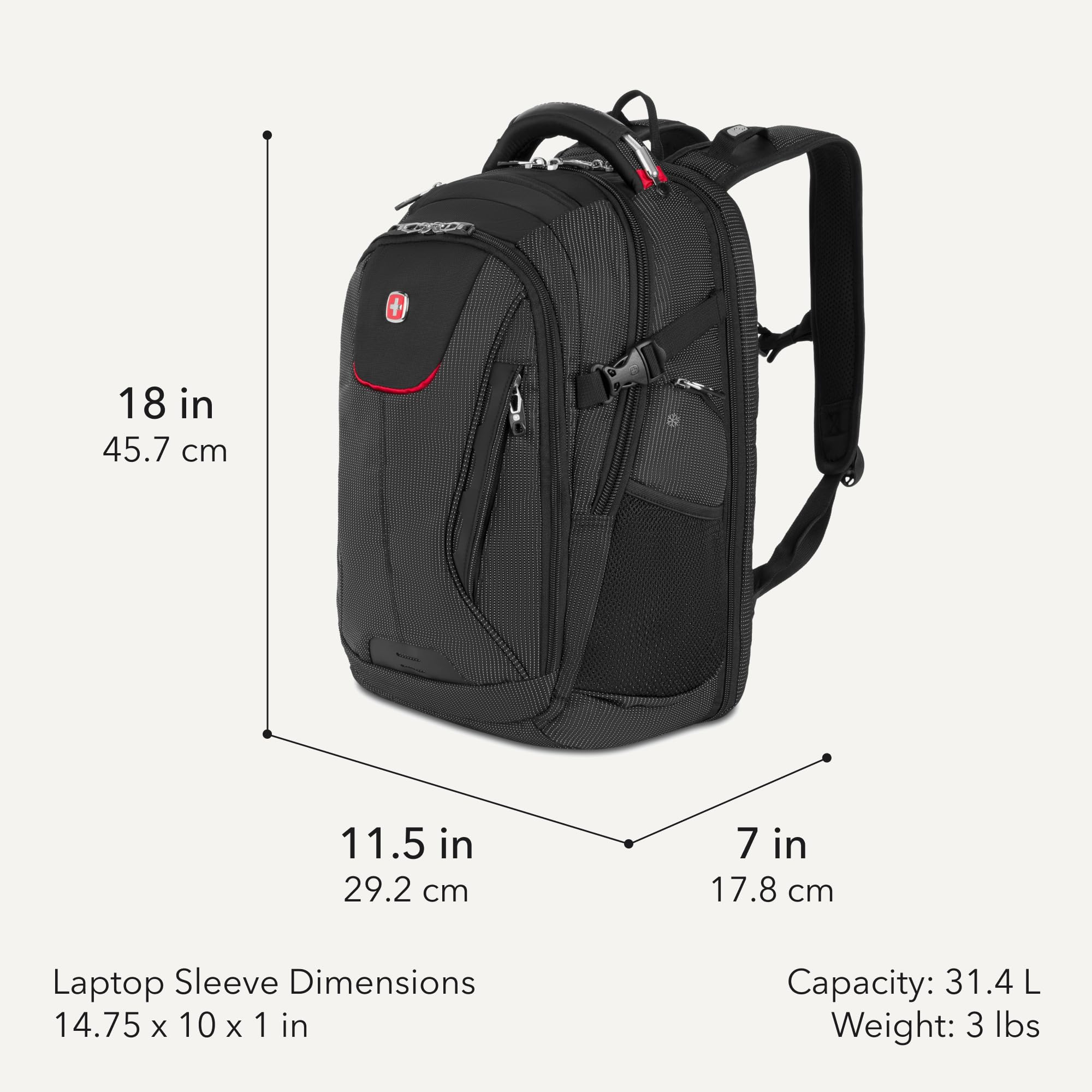 Swiss Gear Sac à Dos d'ordinateur Mixte