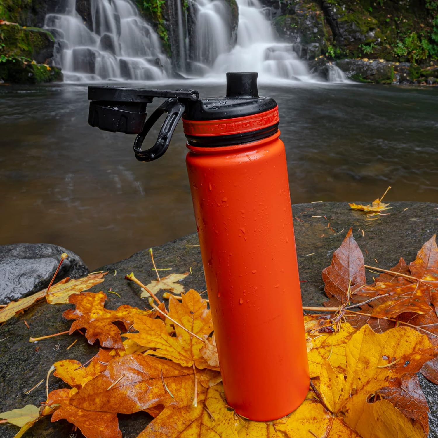 Tempercraft 22 oz Vacuum Insulated Sport Bottle | Custom Laser Engraved Options | Stainless Steel, Double-Walled, Wide Mouth