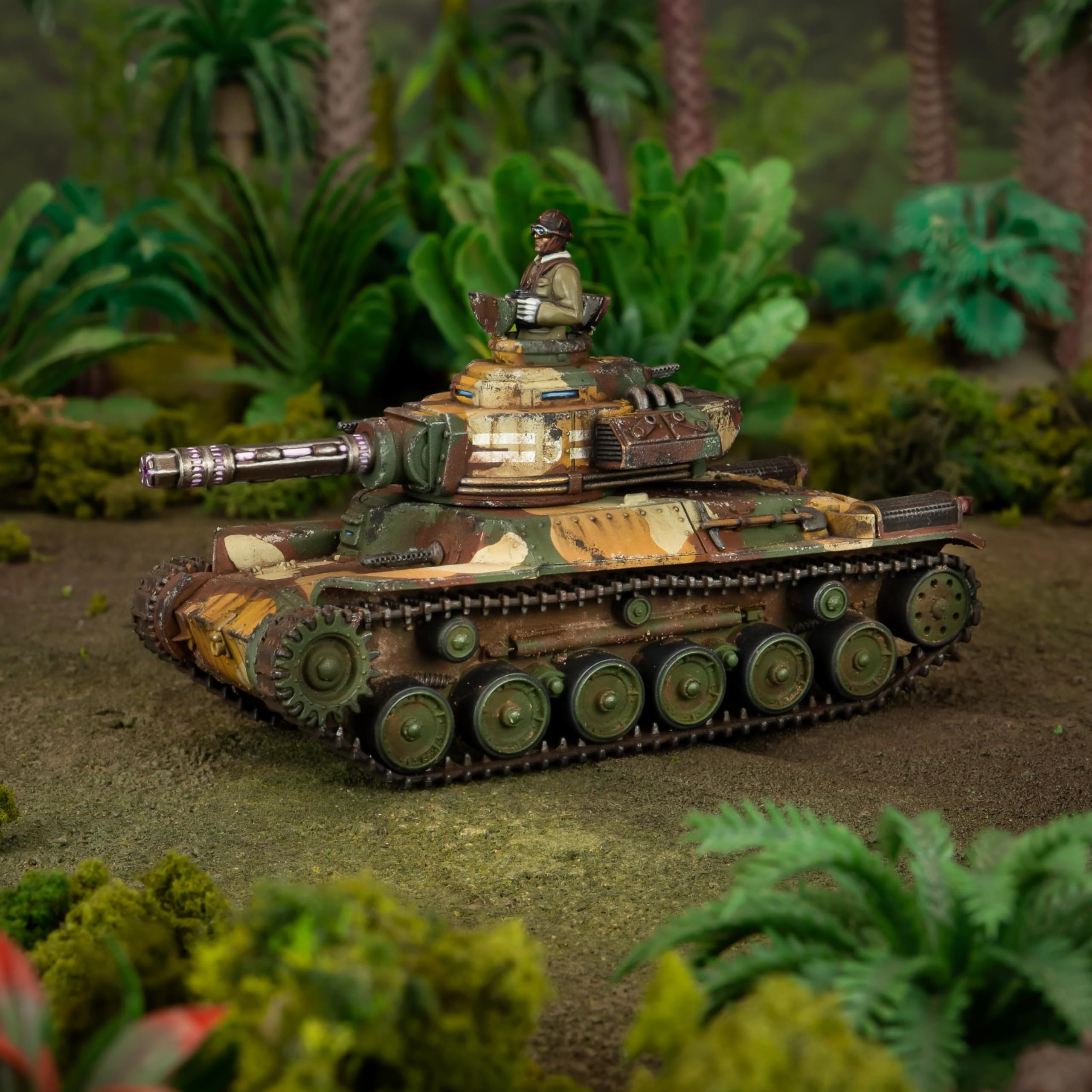 Warlord Games Type 97-Kai Shiboru Chi-Ha Light Tank, Empire of Japan Starter Army - Image 2