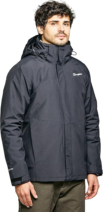 Berghaus Men s Maitland 3-in-1 Jacket with Microfleece Midlayer, GORE-TEX Outer Shell & Adjustable Hood, Waterproof, Breathable, Winter Coat, Walking, Hiking & Outdoor Recreation
