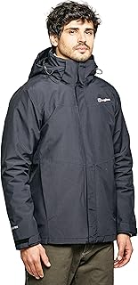 Berghaus Men's Maitland 3-in-1 Jacket with a Warm Microfleece Midlayer and Adjustable Hood, Men's 3-in-1 Jacket, Men's Raincoat, Walking, Trekking, and Hiking Clothing