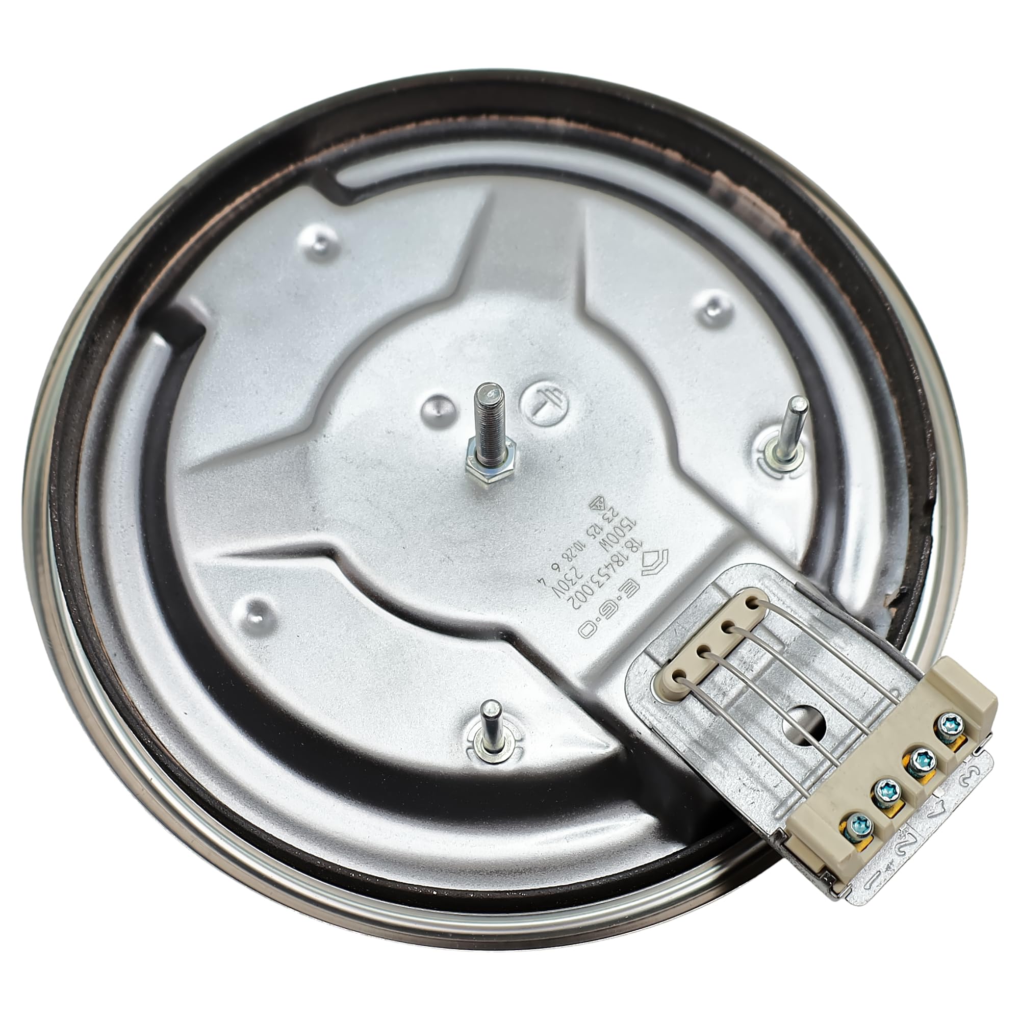 VIOKS Plaque de cuisson 180 mm 1500 W de rechange pour EGO 12.18453.002 avec bord de recouvrement pour cuisinière universelle KKS EH EK EKM EM