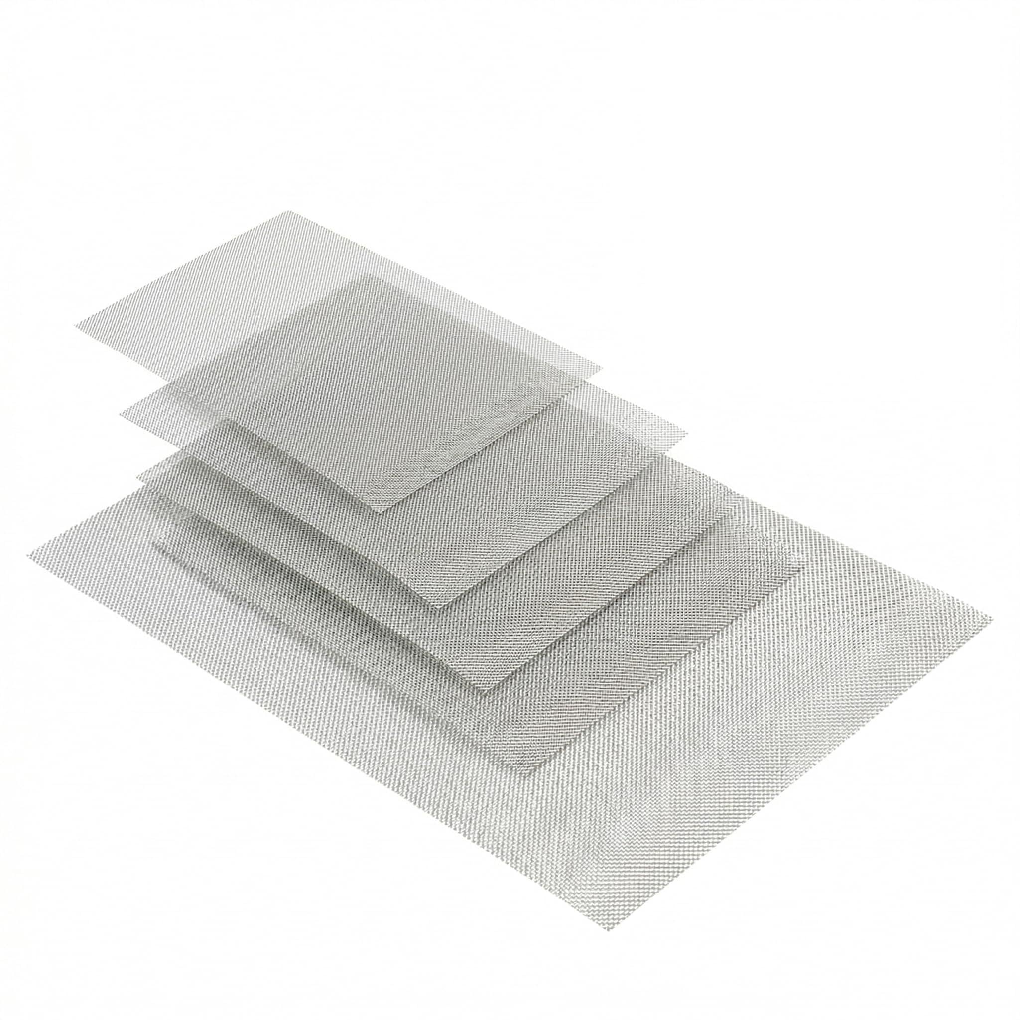 DOITOOL 5Pcs Bumper Repair Kit Mesh - 15x5cm Pre-Cut Car Body Welding Screen - Flexible Stainless Steel Wire Filler Backing for Plastic Hole Fixing - Auto Scratch Restorer & Crack Reinforcement