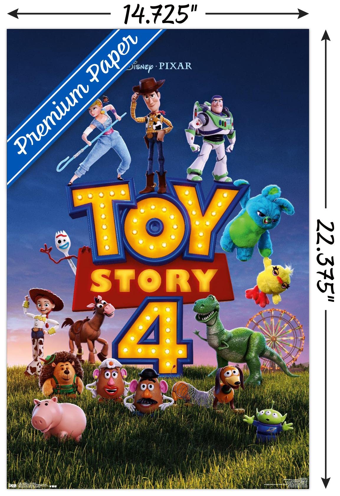 【1枚のみ】トイストーリー　フランス版ポスター　ディズニー、ピクサー 1枚のみ】トイストーリー3 フランス版ポスター ディズニー