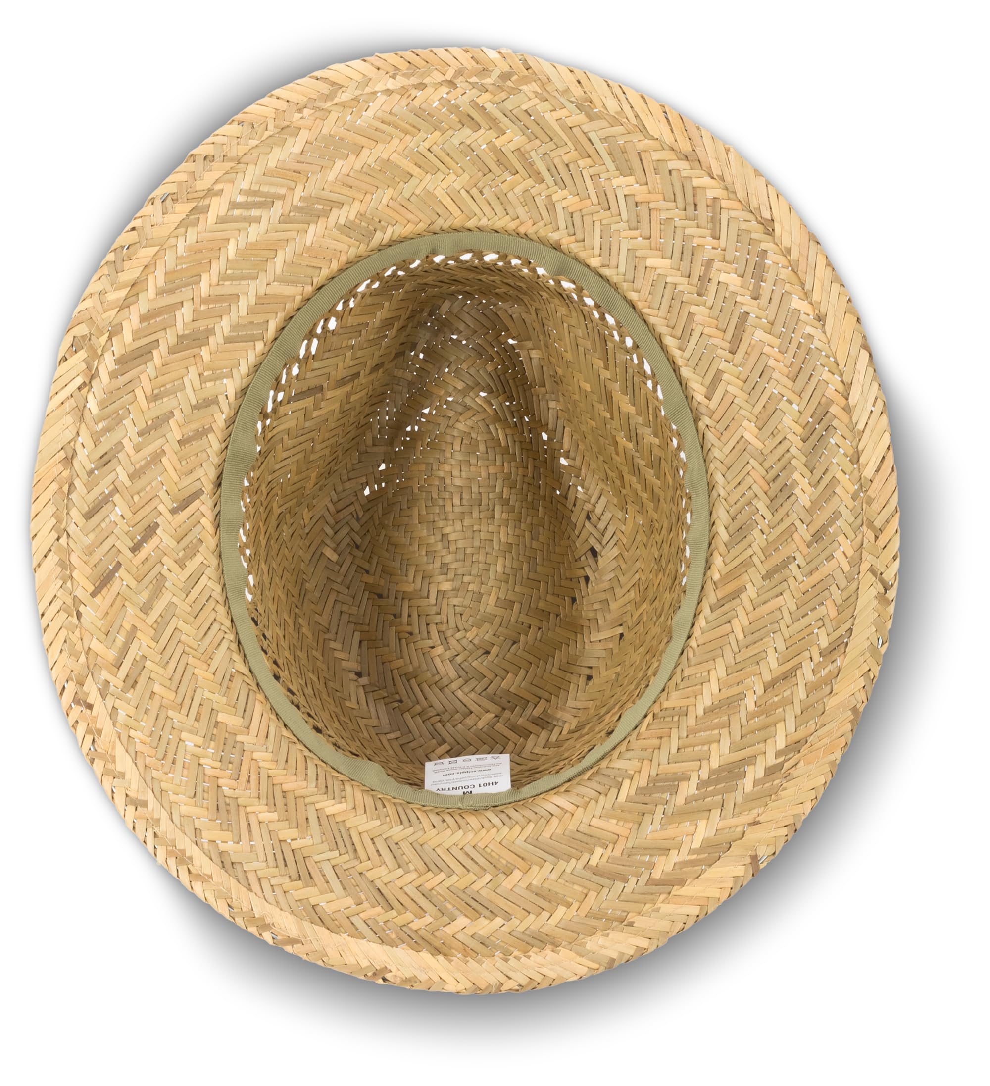 SCIPPIS Country Strohhut Herren & Damen – Luftiger Sommerhut im Farmer-Look – atmungsaktiv & leicht – Sonnenhut aus Naturstroh – Für Garten, Strand, Festival