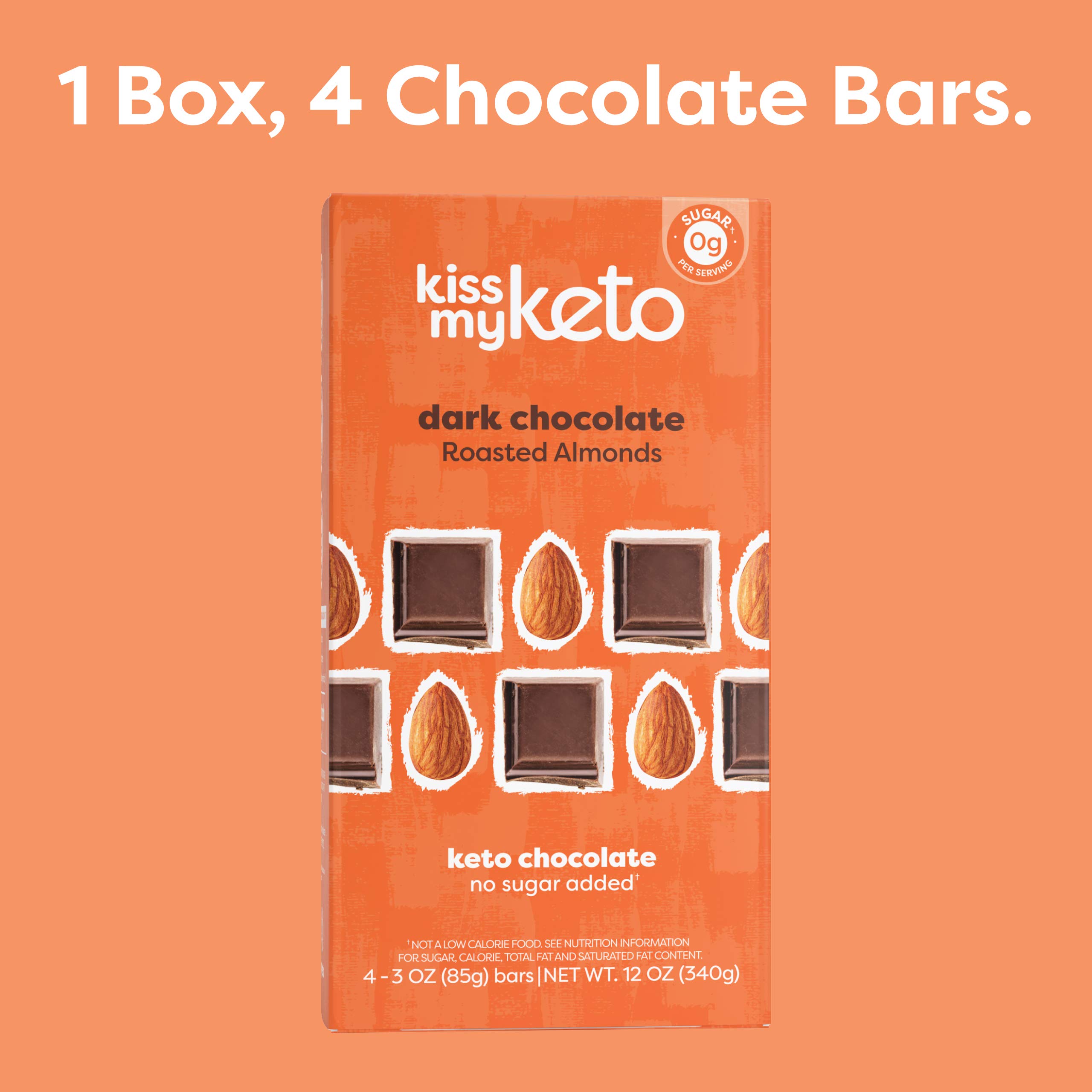 Buy Kiss My Keto Chocolate — Low Carb 100 Sugar Free Chocolate Bars