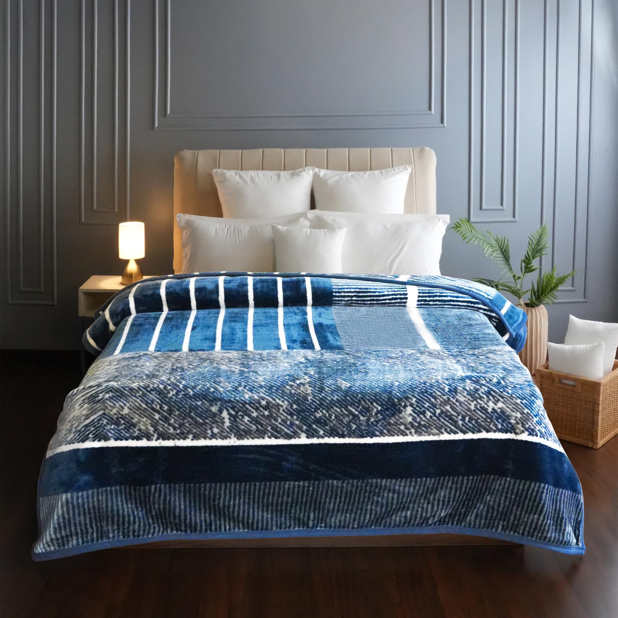 MYTRIDENT Mink Blanket - Super Soft & Cozy Double Bed -12
