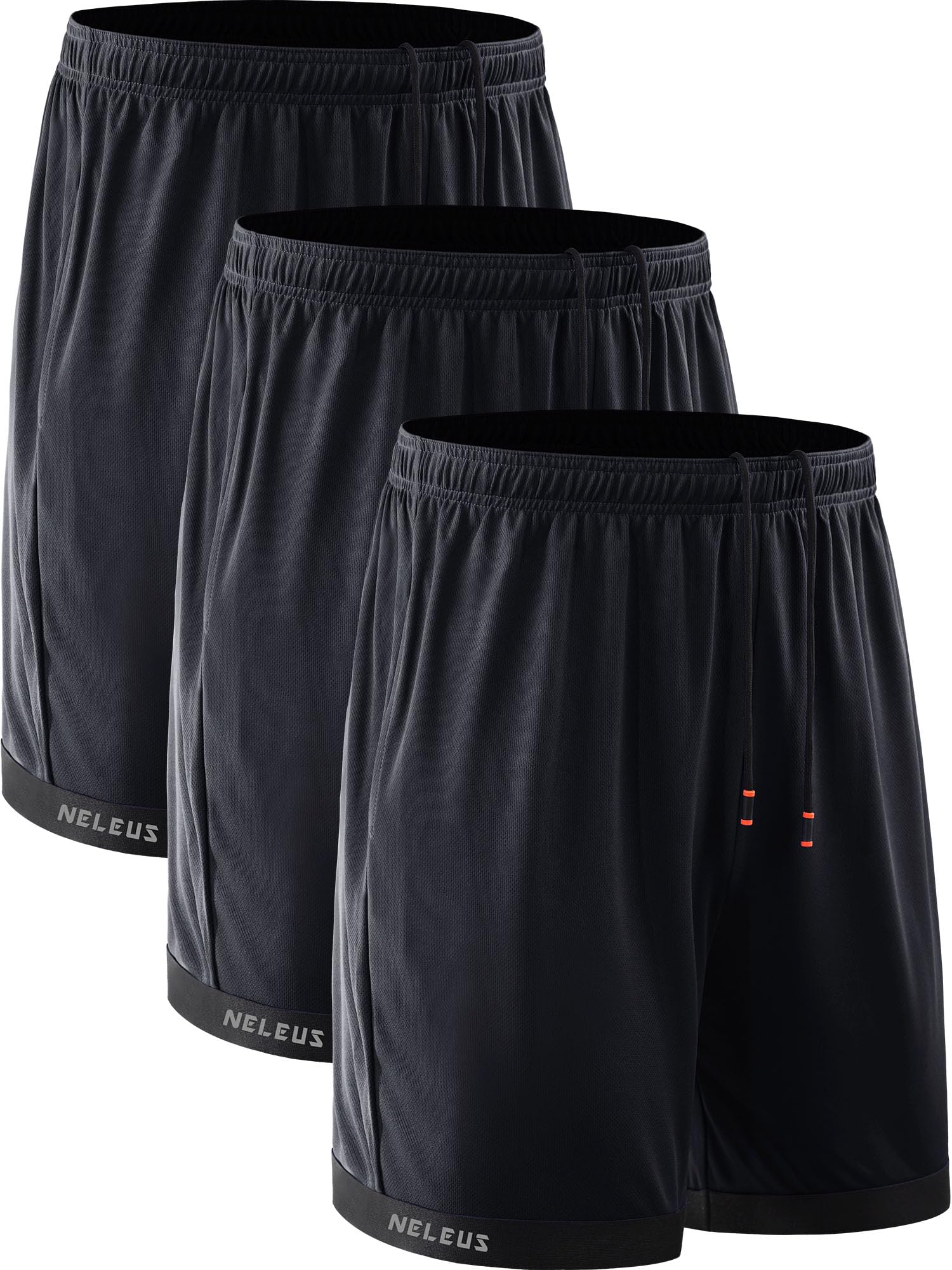 NELEUS Men's Lightweight Workout Athletic Shorts with Pockets